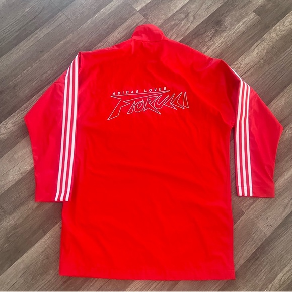 ADIDAS EUC Fiorucci Collab Waterproof Coat Jacket Limited Edition Size S - Picture 14 of 15